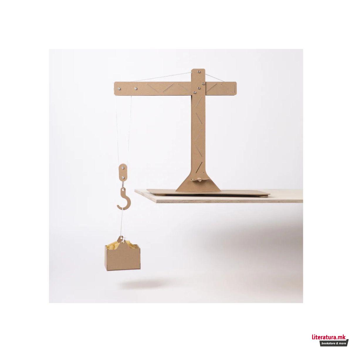 Сет за градба - Кран, Newton's Lab - Pulley Crane 