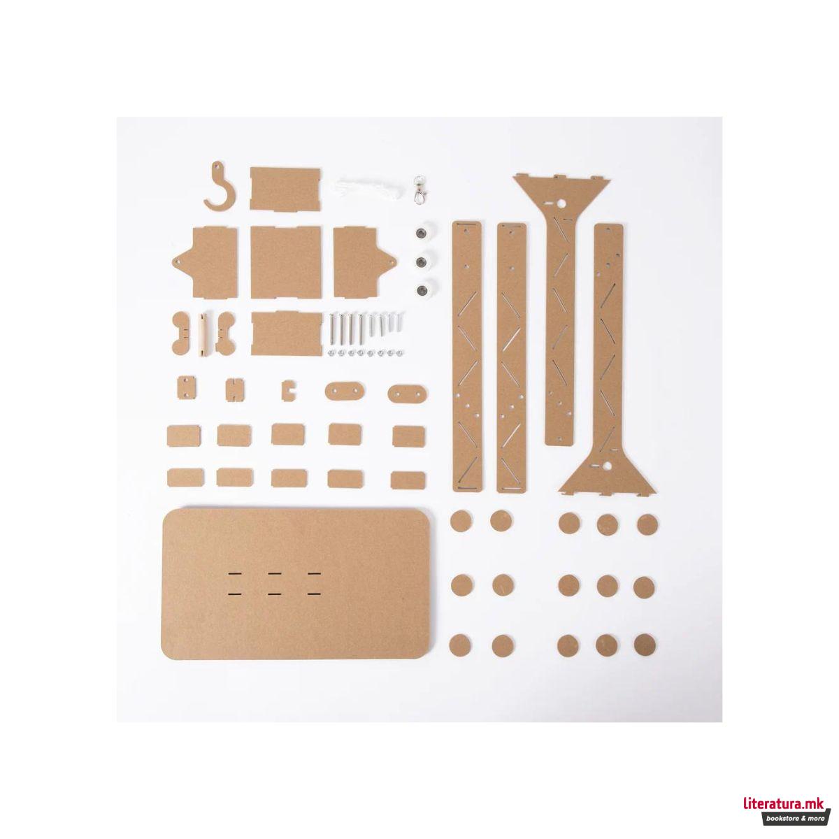 Сет за градба - Кран, Newton's Lab - Pulley Crane 