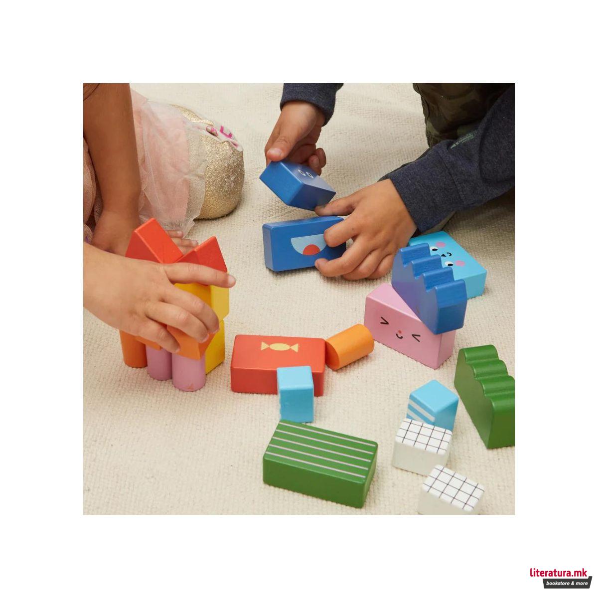 Дрвени коцки за градба, Stack & Mix