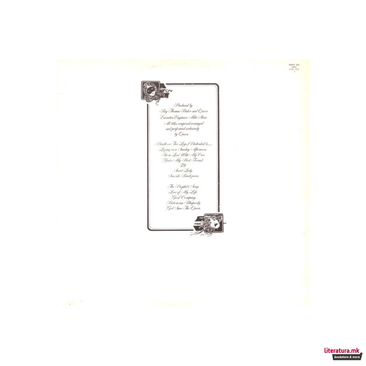 Винил, Queen - A Night at the Opera (1975)