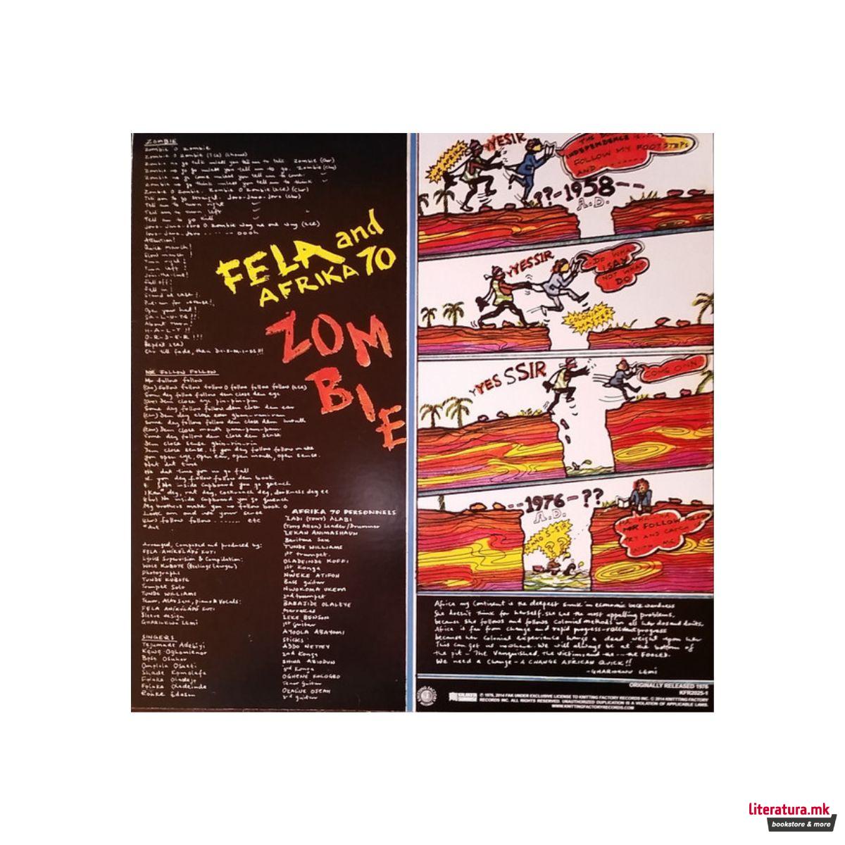 Винил, Fela Kuti - Zombie (1977) 