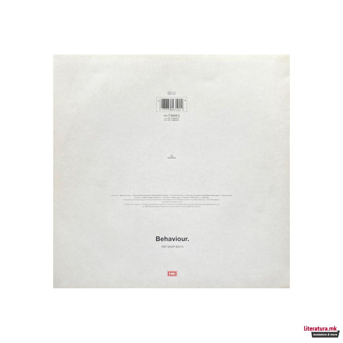 Винил, Pet Shop Boys - Behaviour (1990)