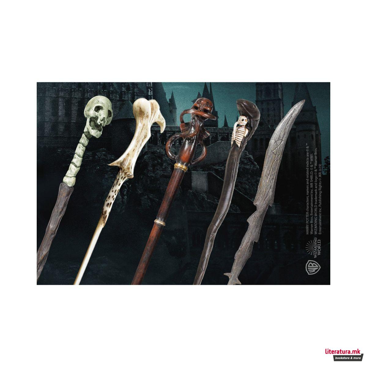 Сет стапчиња со дисплеј, Harry Potter - The Dark Wizard Wand Set 