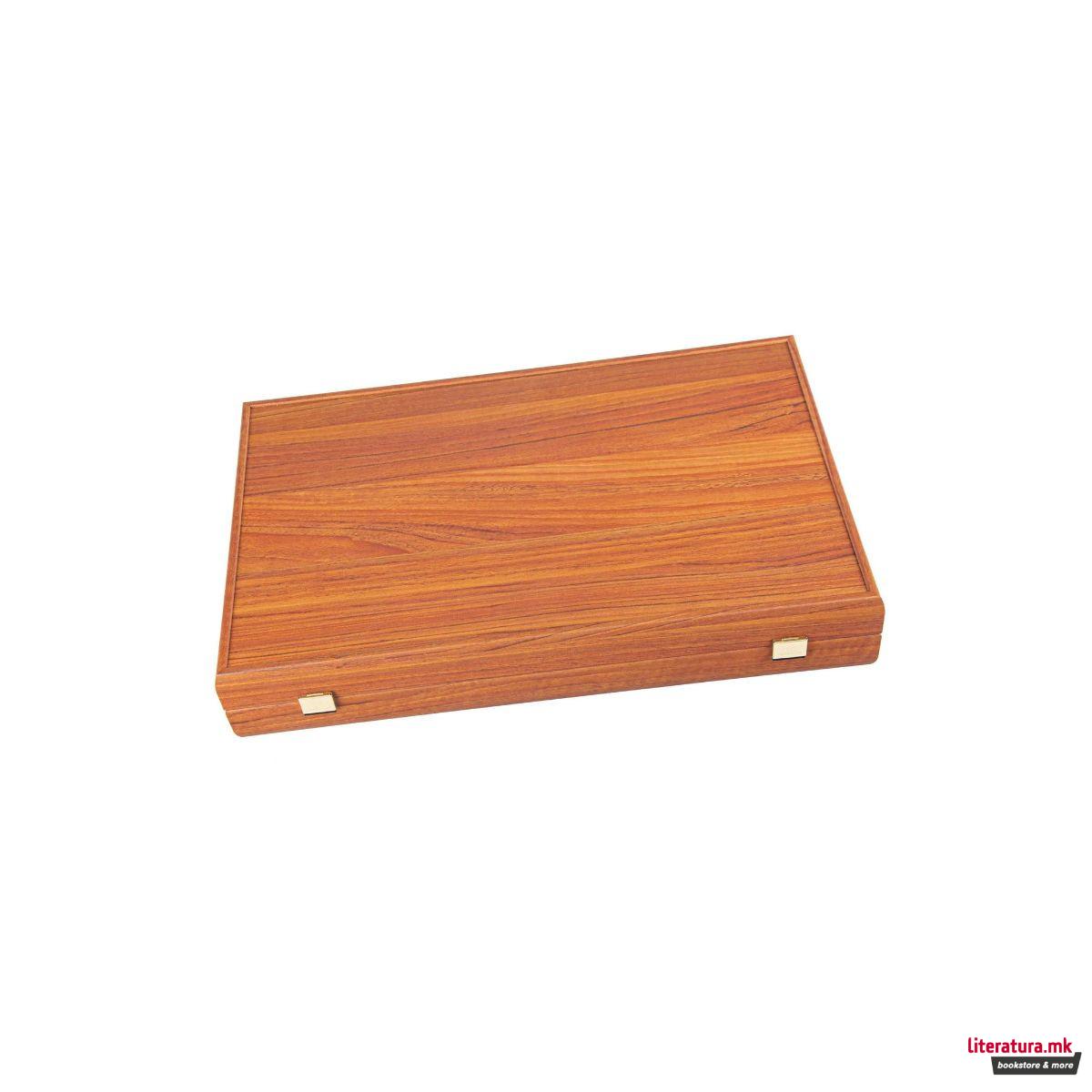 Сет за табла, Handcrafted Mahogany Replica, голем 