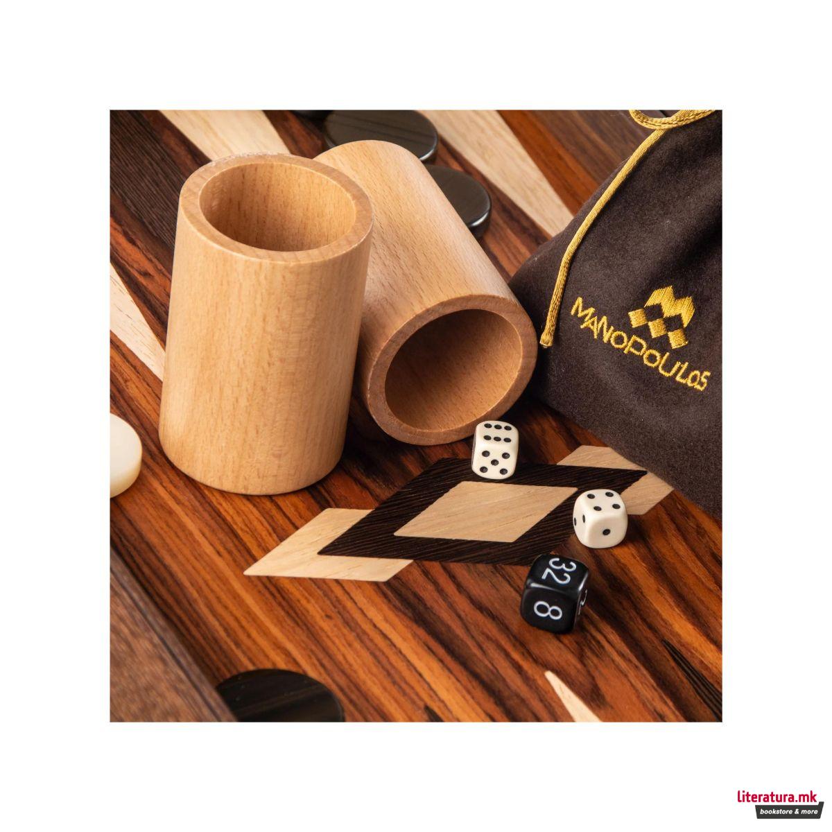 Сет за табла, Palisander Crown Cut 