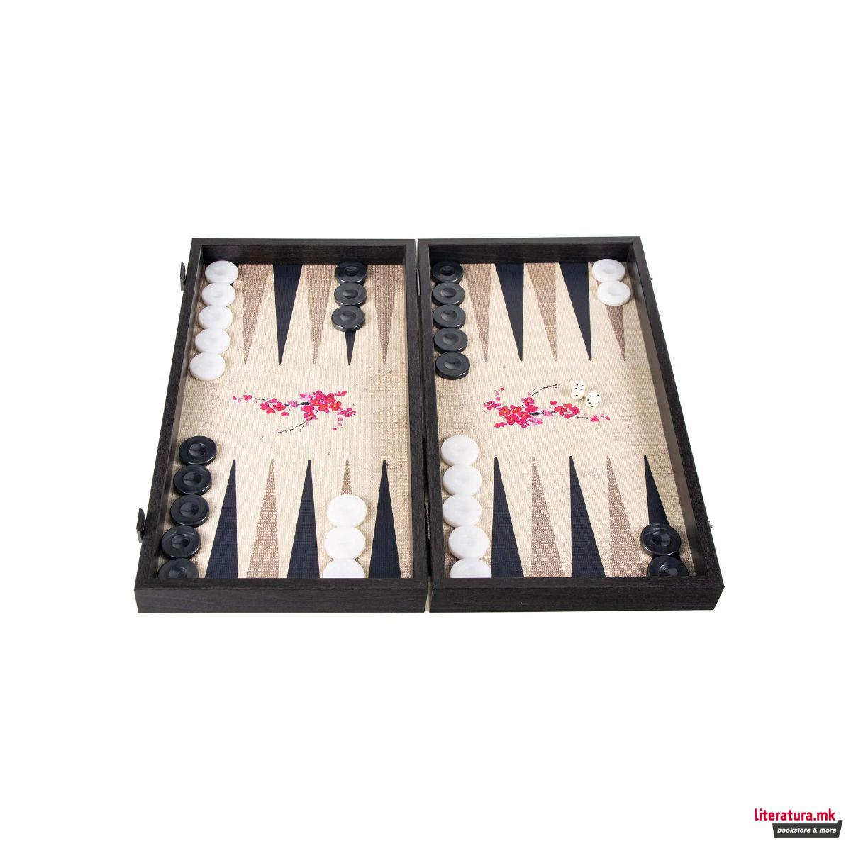 Сет за табла, Oriental Cherry Blossom Art 