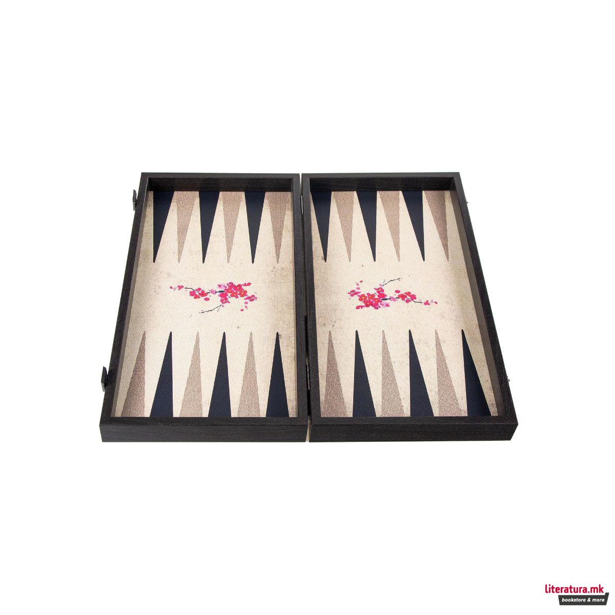 Сет за табла, Oriental Cherry Blossom Art 