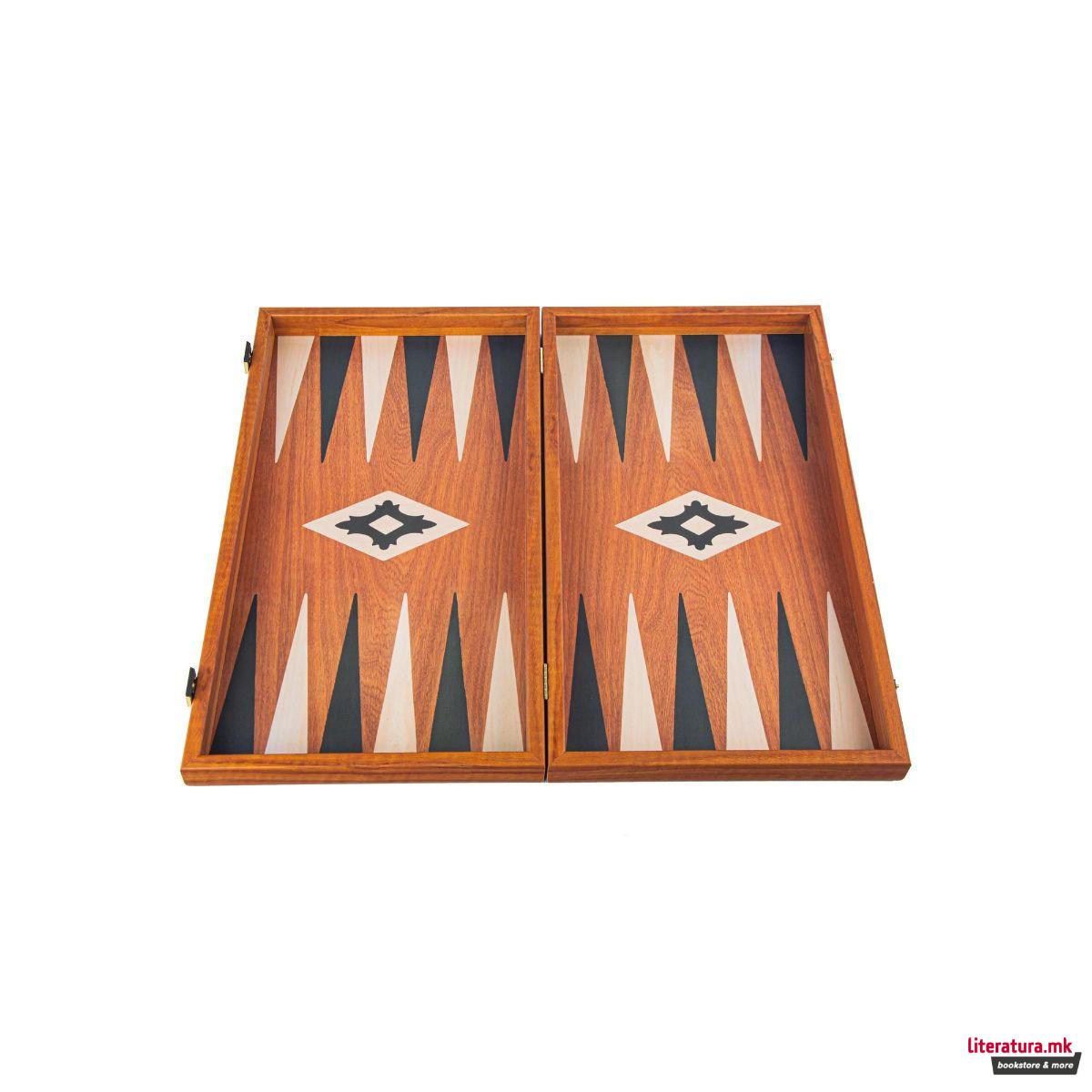 Сет за табла, Handcrafted Mahogany Replica 