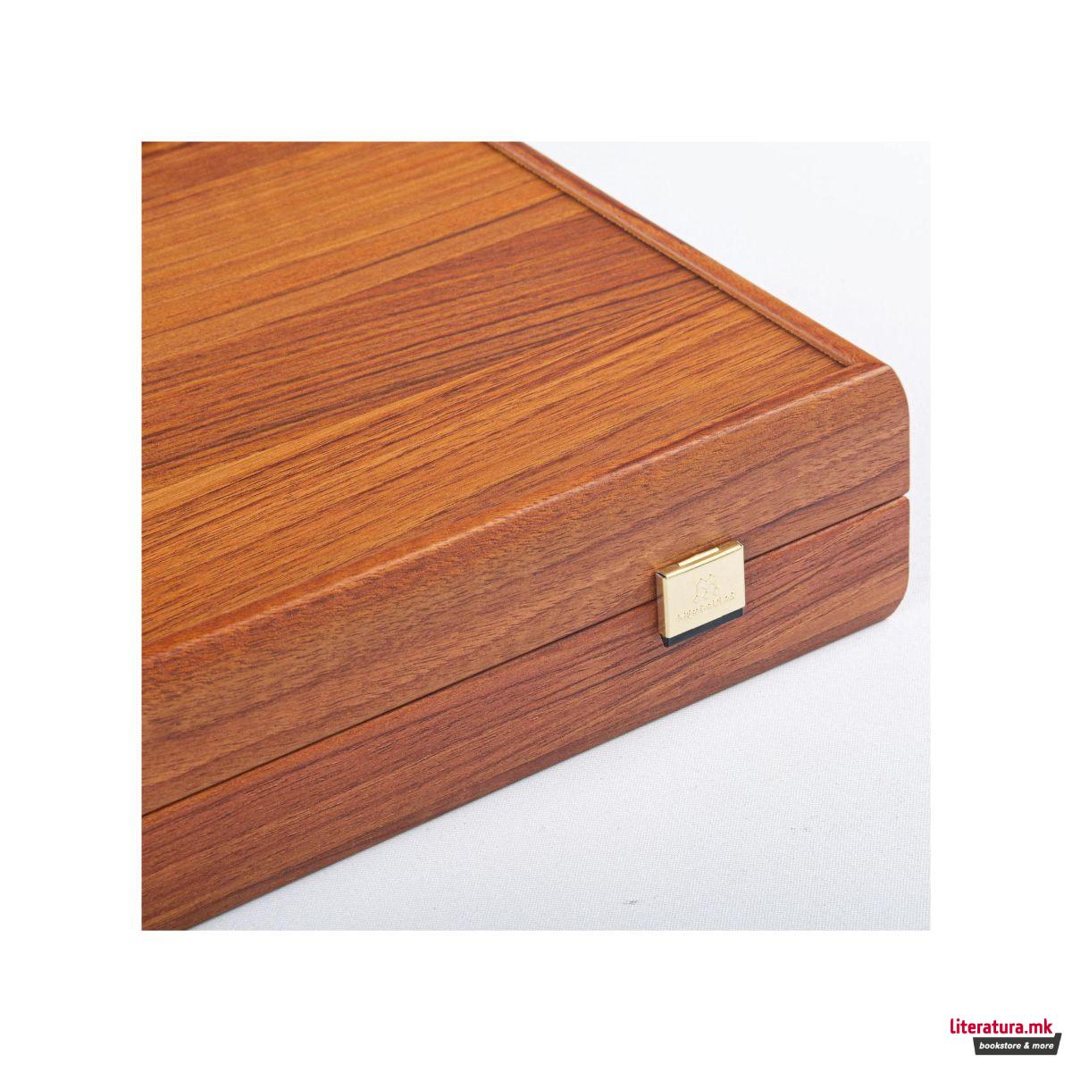 Сет за табла, Handcrafted Mahogany Replica 