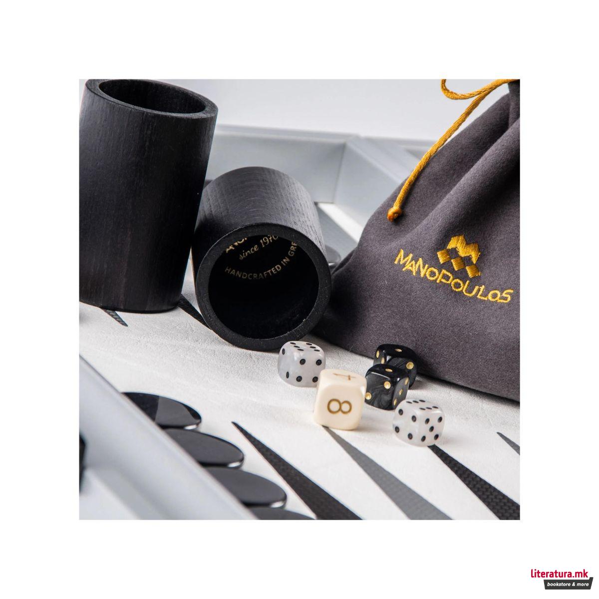 Сет за табла, Handcrafted Carbon Fiber Texture 