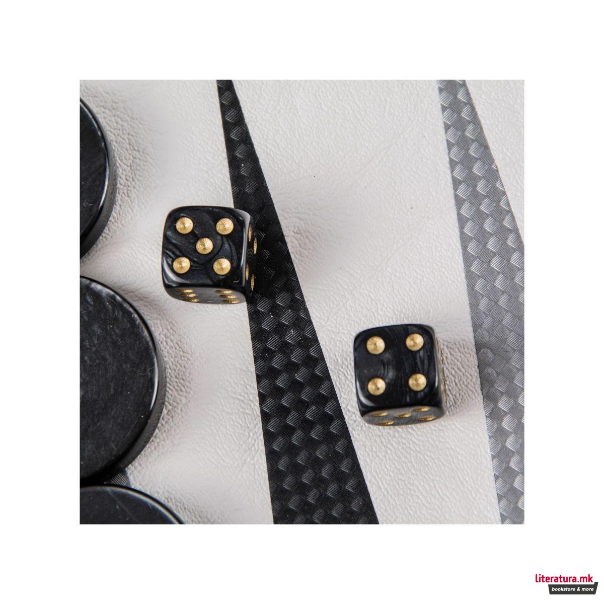 Сет за табла, Handcrafted Carbon Fiber Texture 