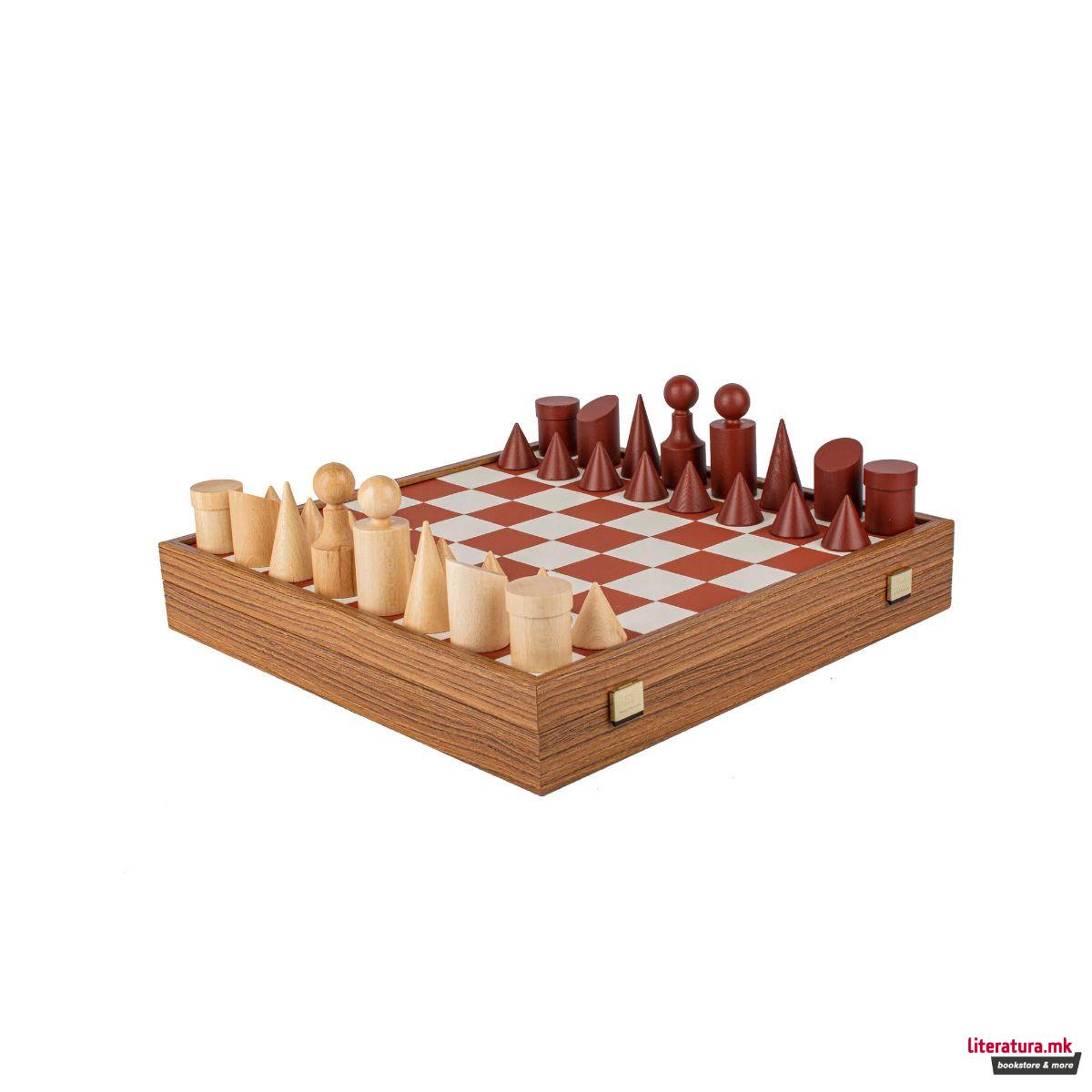 Сет за шах, Bauhaus Style, теракота, 40 x 40 cm 