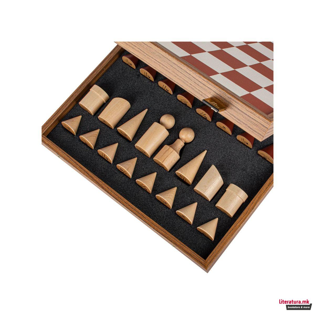 Сет за шах, Bauhaus Style, теракота, 40 x 40 cm 