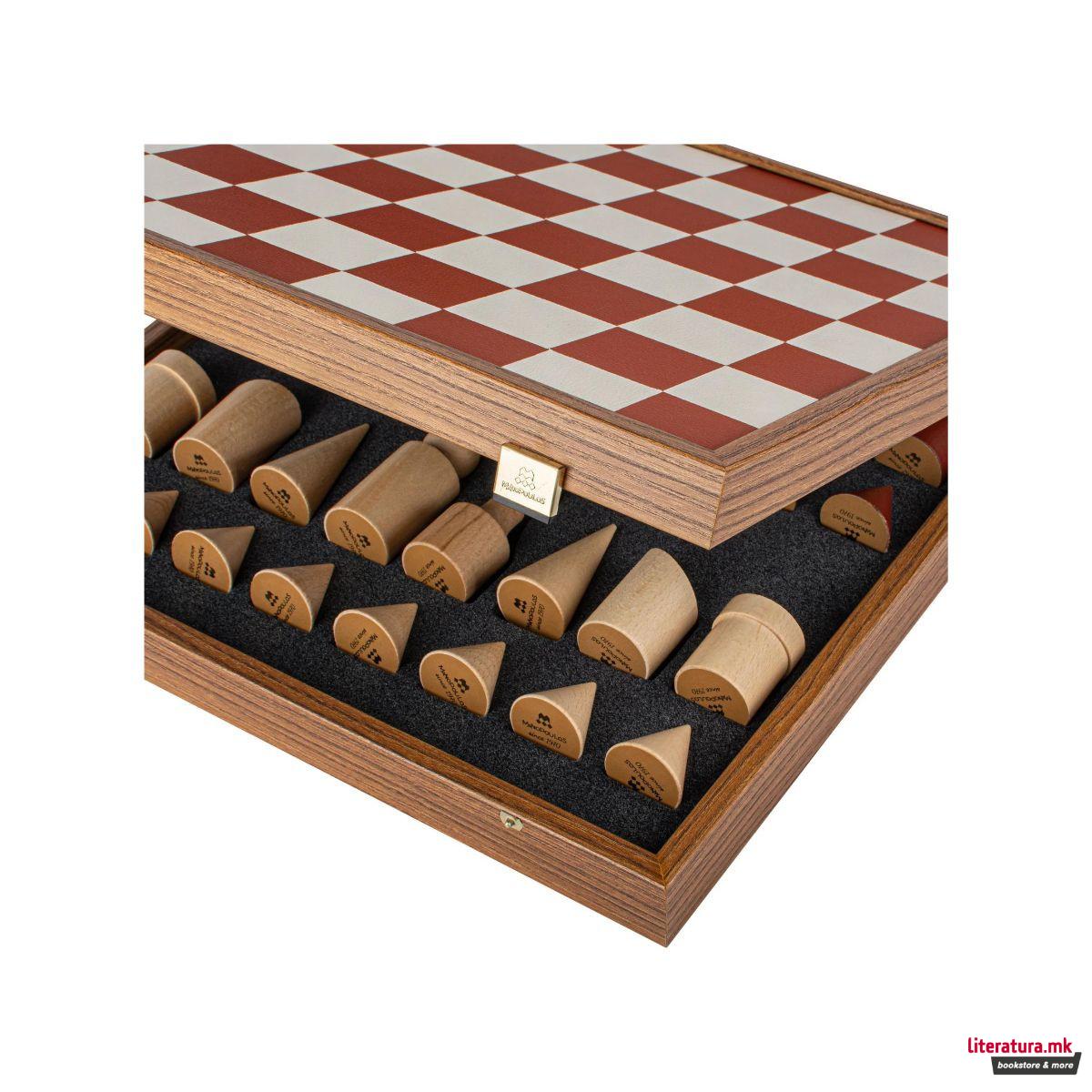 Сет за шах, Bauhaus Style, теракота, 40 x 40 cm 