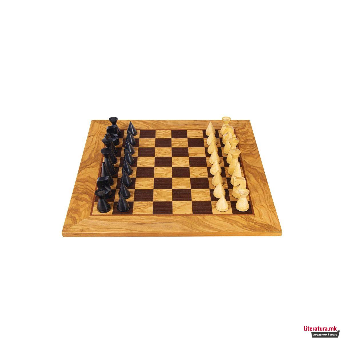 Сет за шах, Olive Burl/Modern Style Chessmen 
