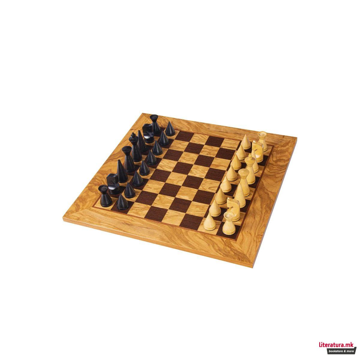 Сет за шах, Olive Burl/Modern Style Chessmen 