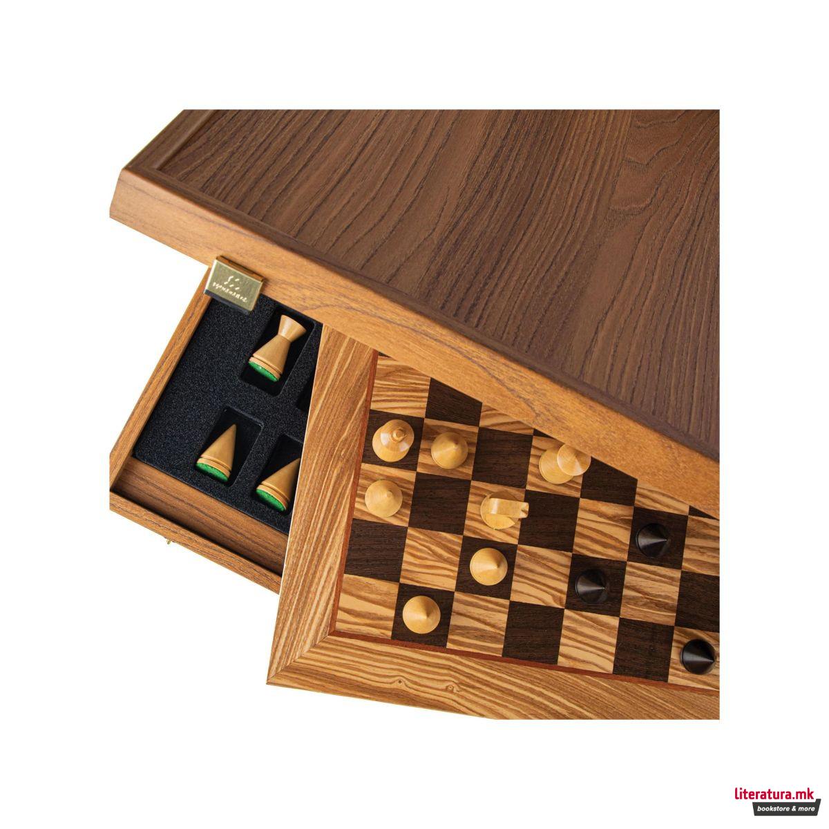 Сет за шах, Olive Burl/Modern Style Chessmen 