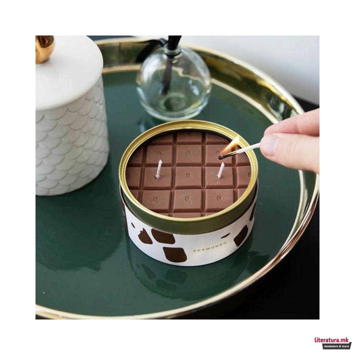 Свеќа, Gourmet Food Candles, Chocolate Bar 