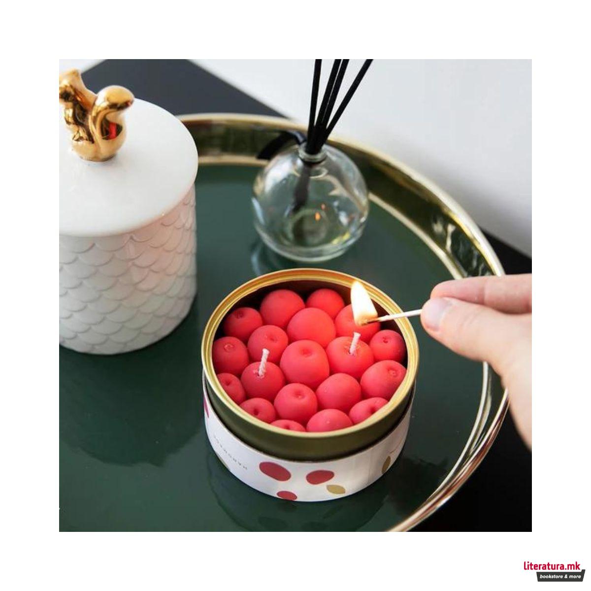 Свеќа, Gourmet Food Candles, Fruity Cherry 