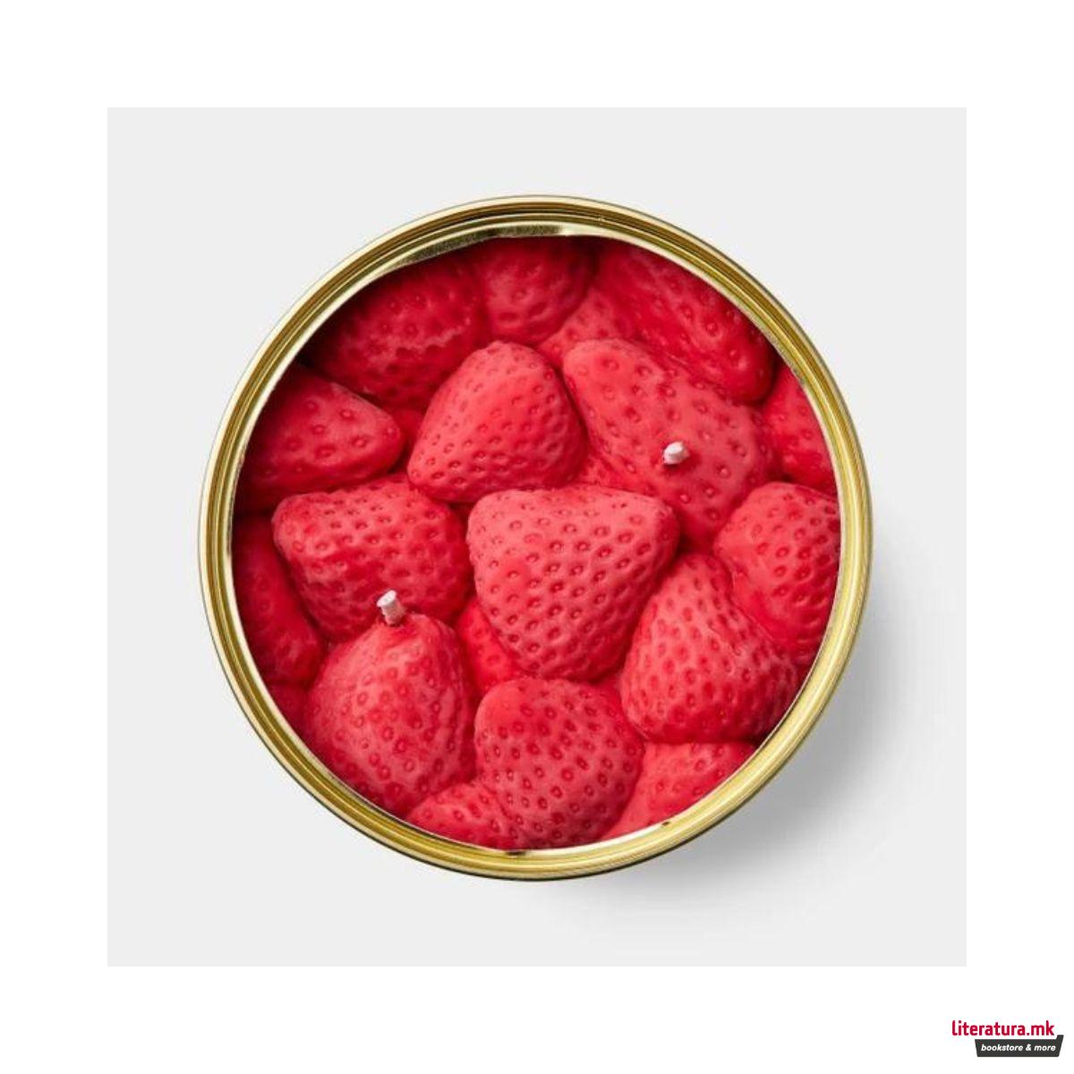 Свеќа, Gourmet Food Candles, Ripe Strawberries 