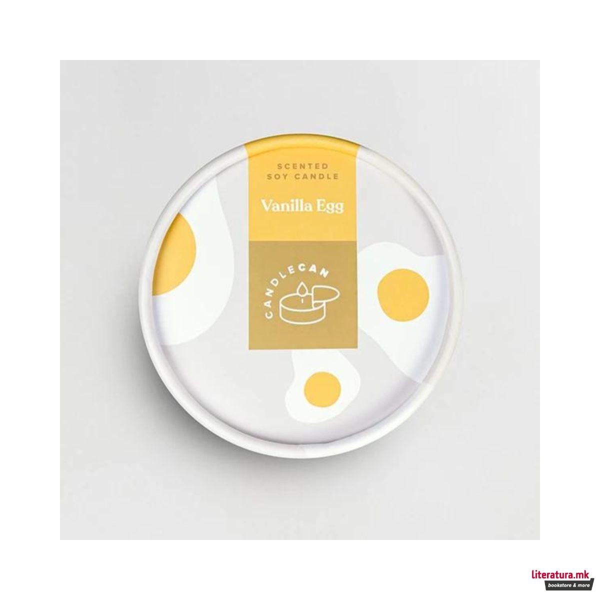 Свеќа, Gourmet Food Candles, Vanilla Egg 