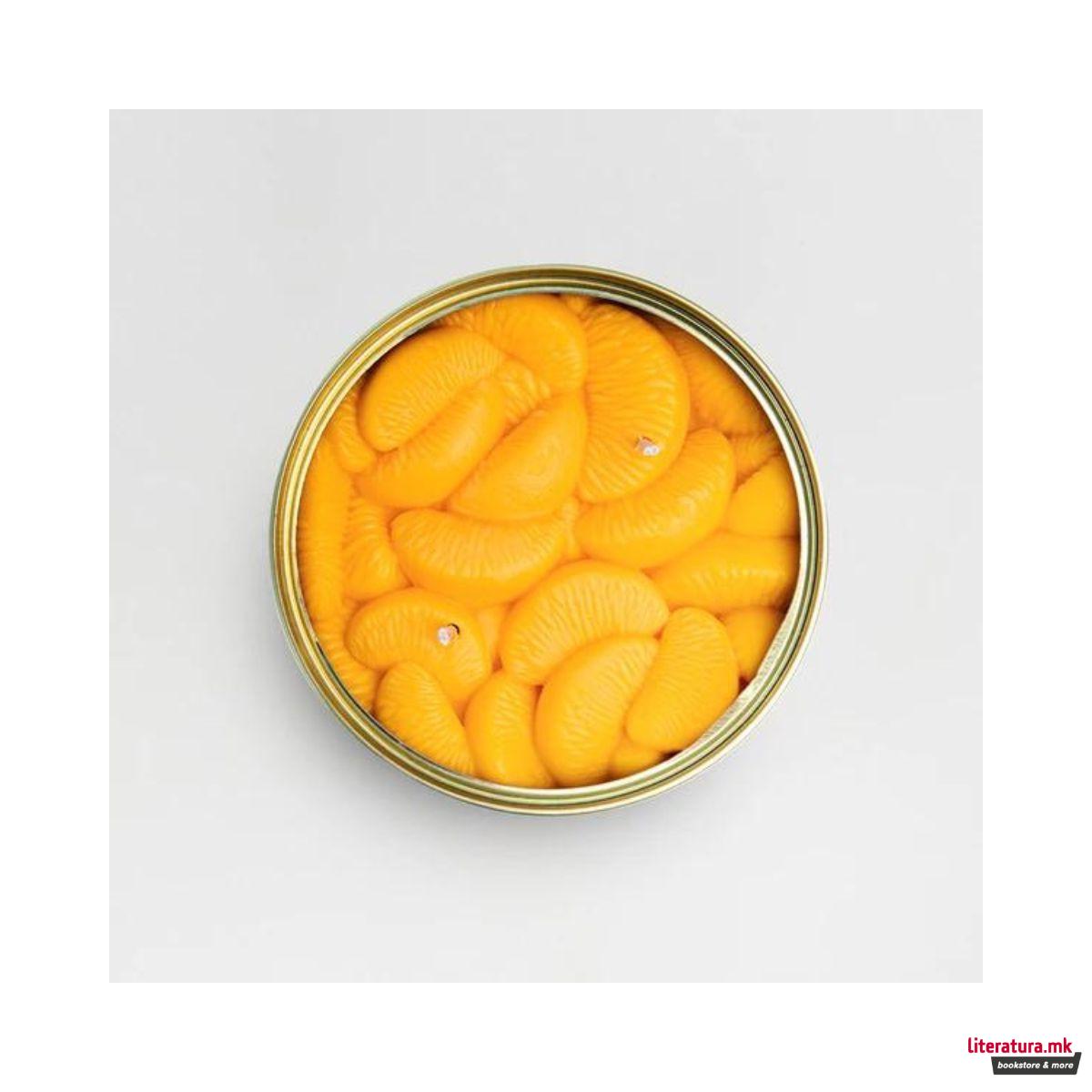 Свеќа, Gourmet Food Candles, Peeled Tangerines 