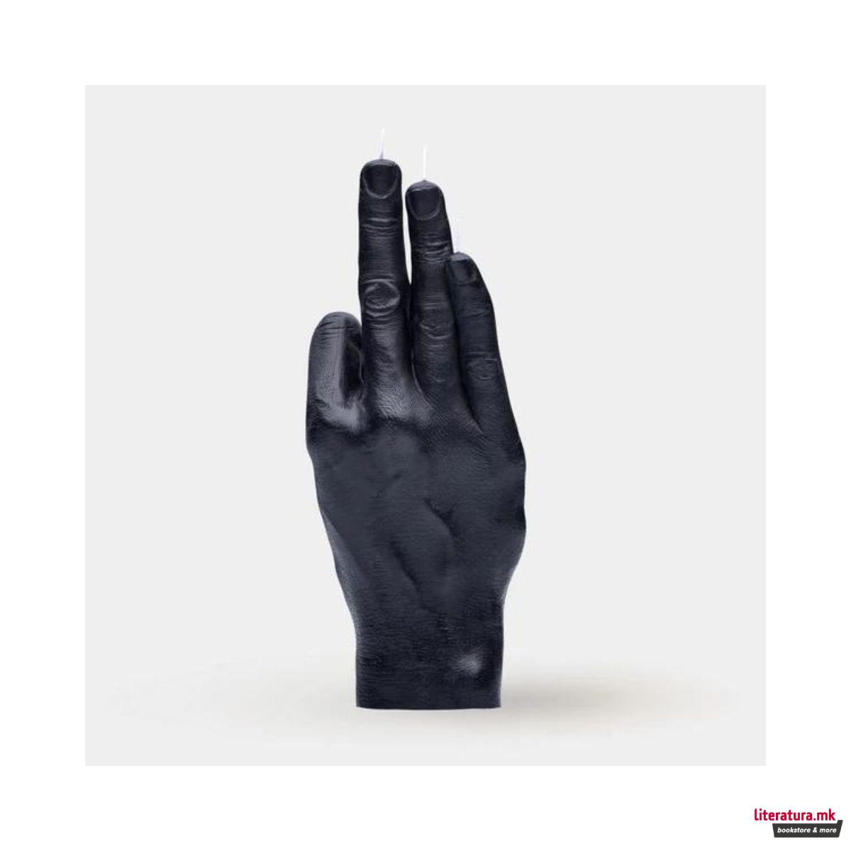 Свеќа, Hand Gesture Candles, OK, црна 
