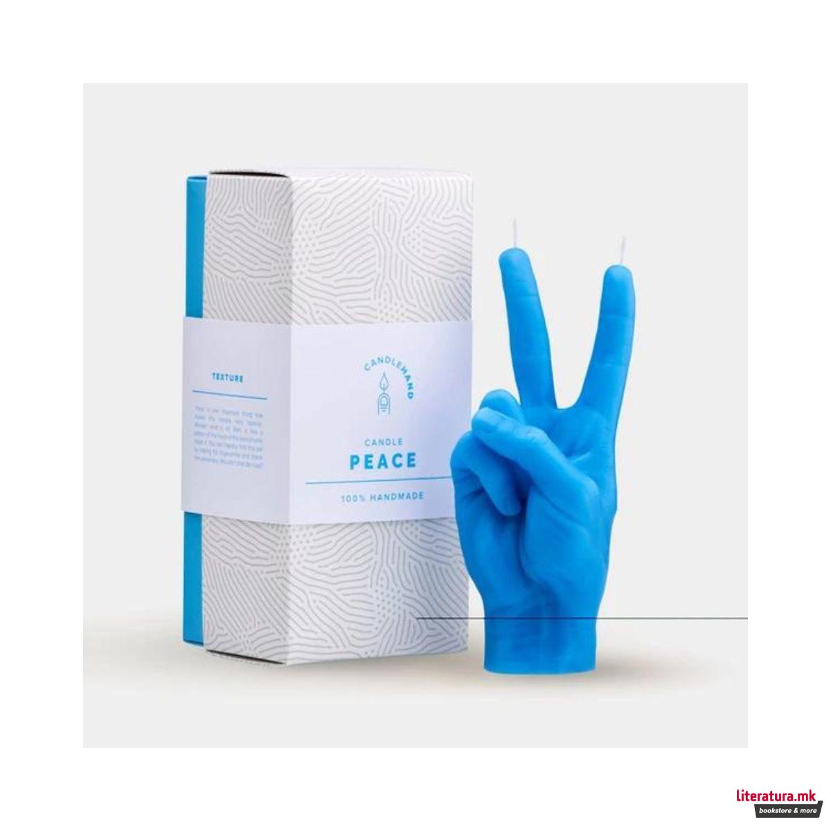 Свеќа, Hand Gesture Candles, Peace, сина 