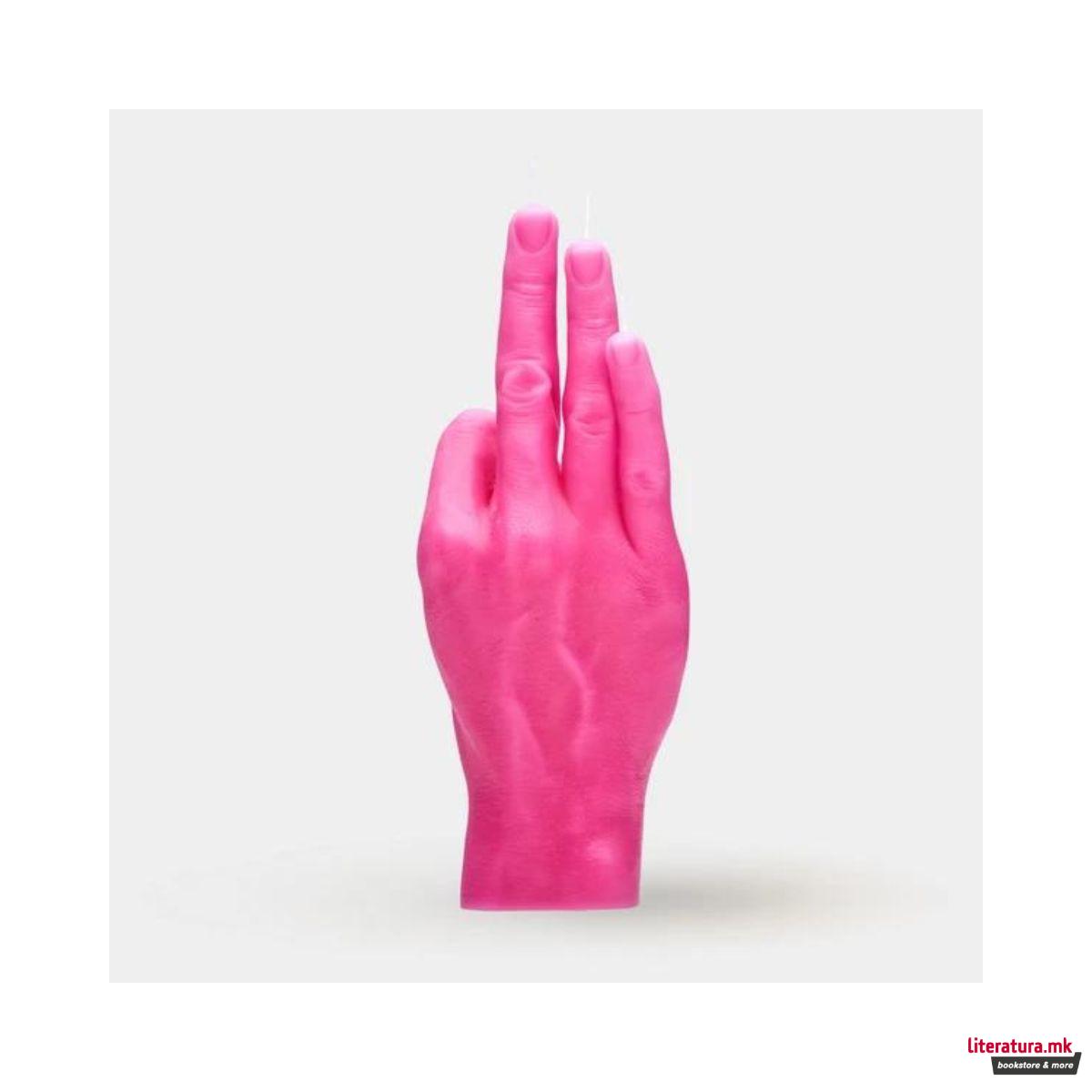 Свеќа, Hand Gesture Candles, OK, розева