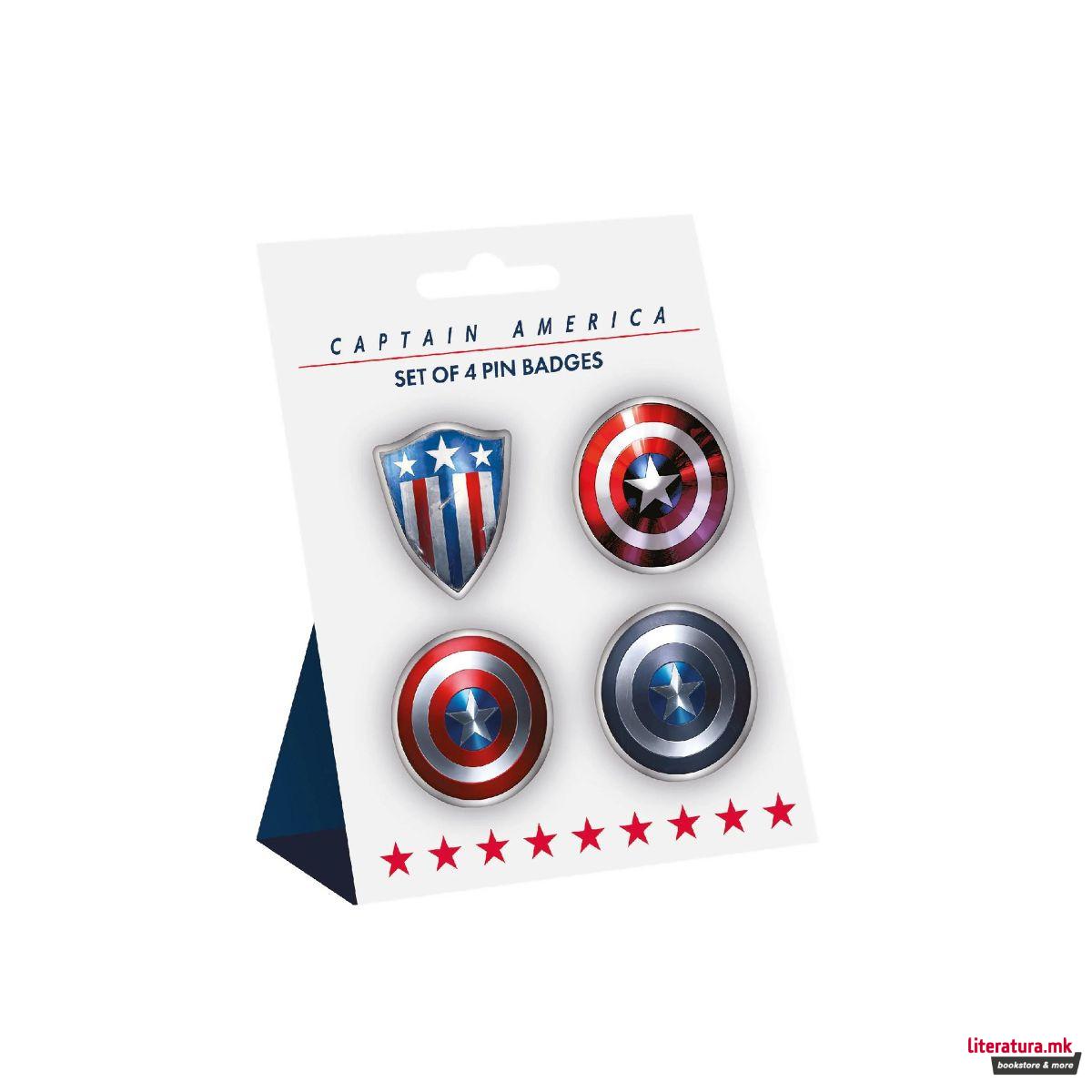 Сет беџови, Marvel, Captain America 