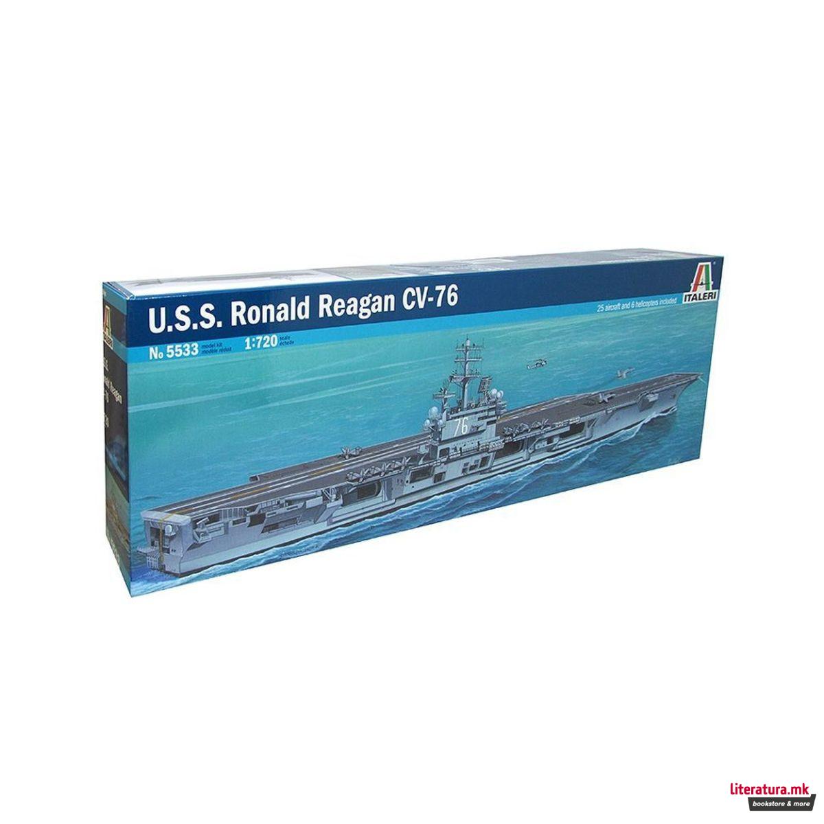 Макета, Navy, U.S.S. Ronald Reagan CV-76, 1:720