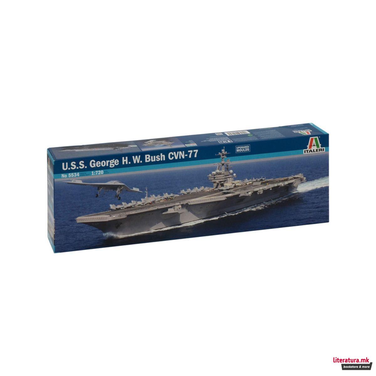 Макета, Ships, U.S.S. George H.W. Bush CVN-77, 1:720 