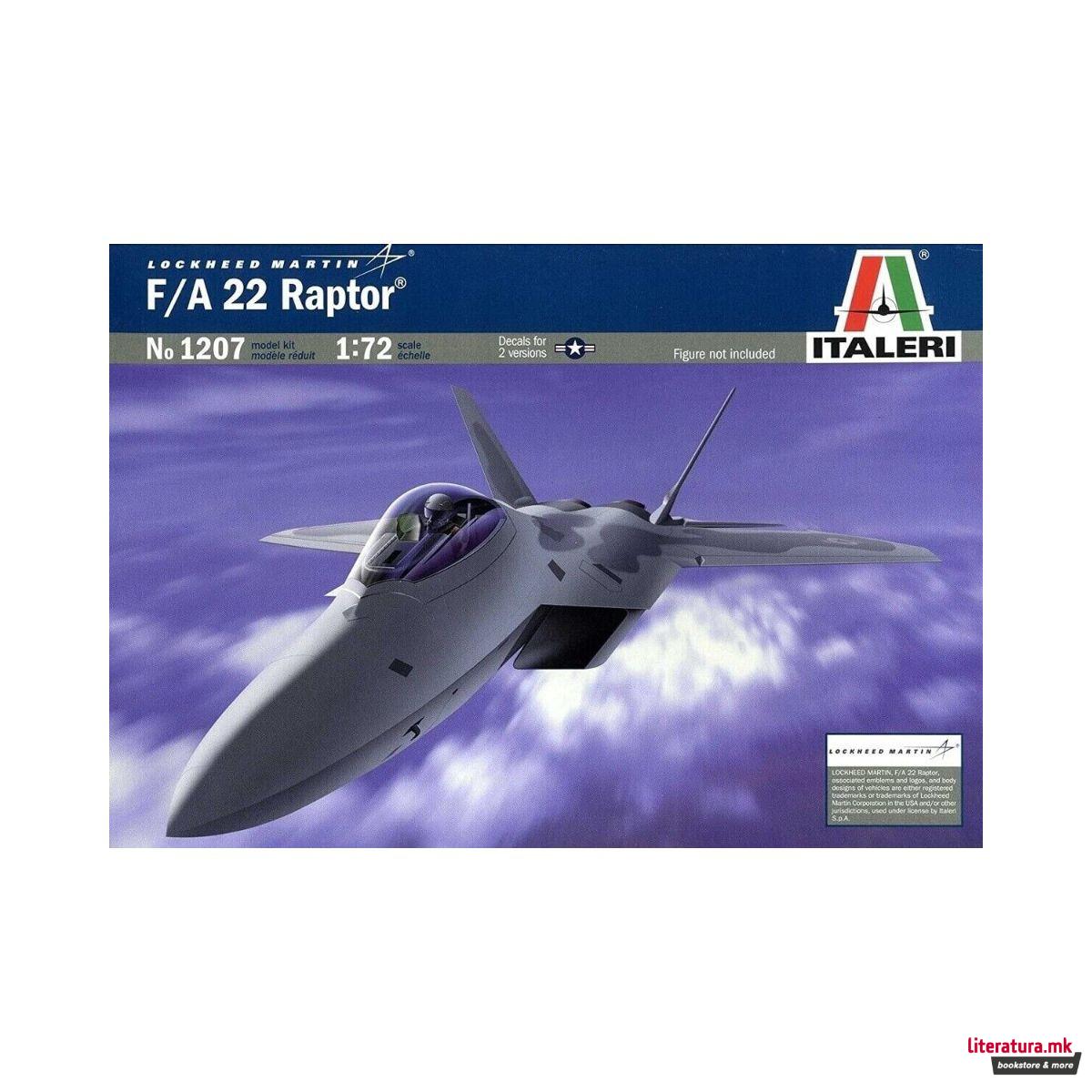 Макета, Aircraft, F22 Raptor, 1:72