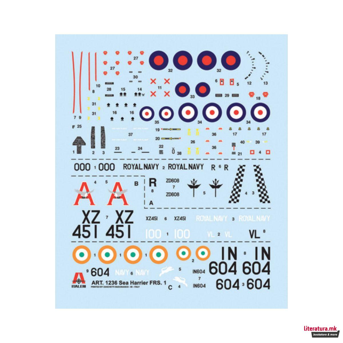 Макета, Aircraft, FRS.1 Sea Harrier, 1:72