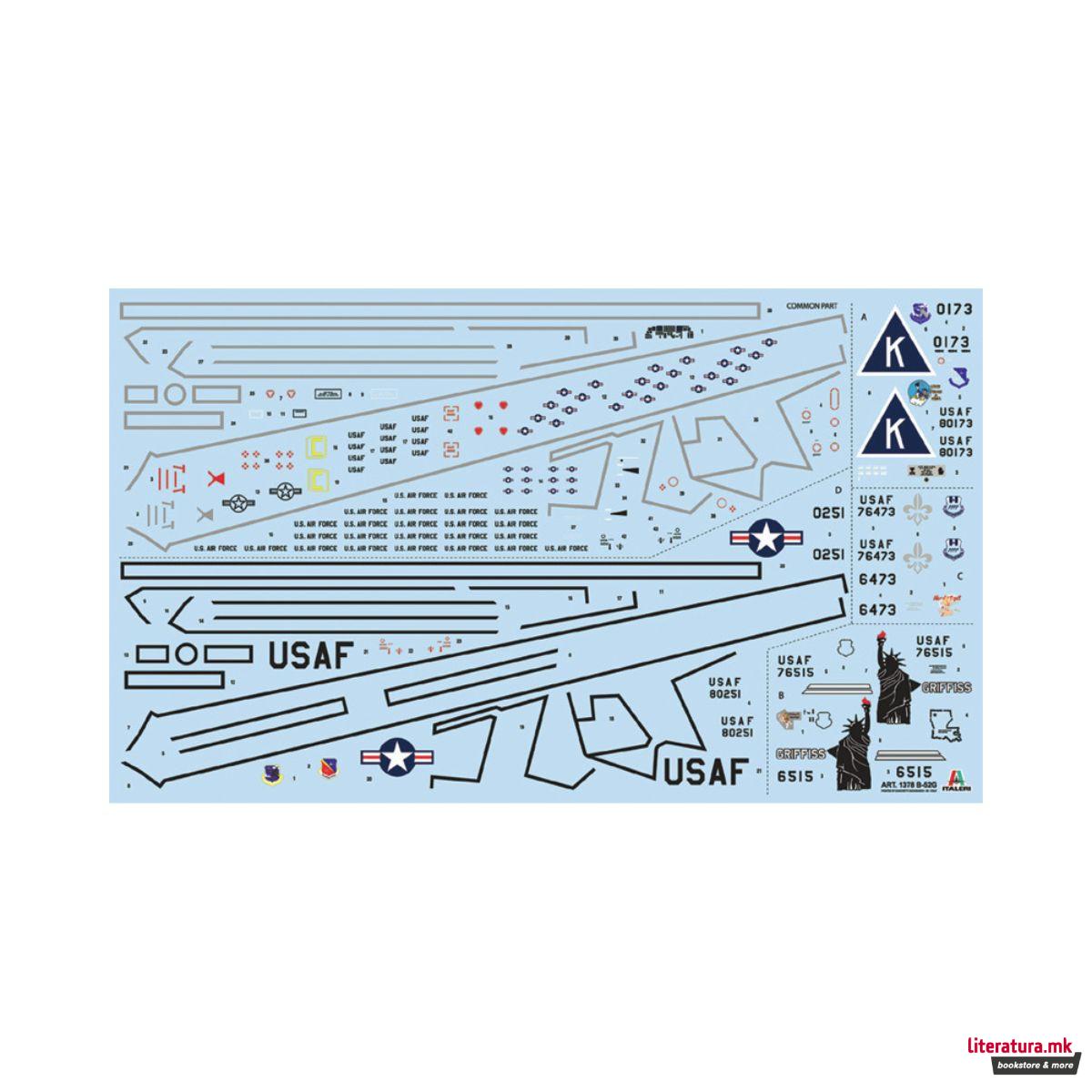 Макета, Aircraft, B-52G Stratofortress (Gulf War 25t Anniversary), 1:72 