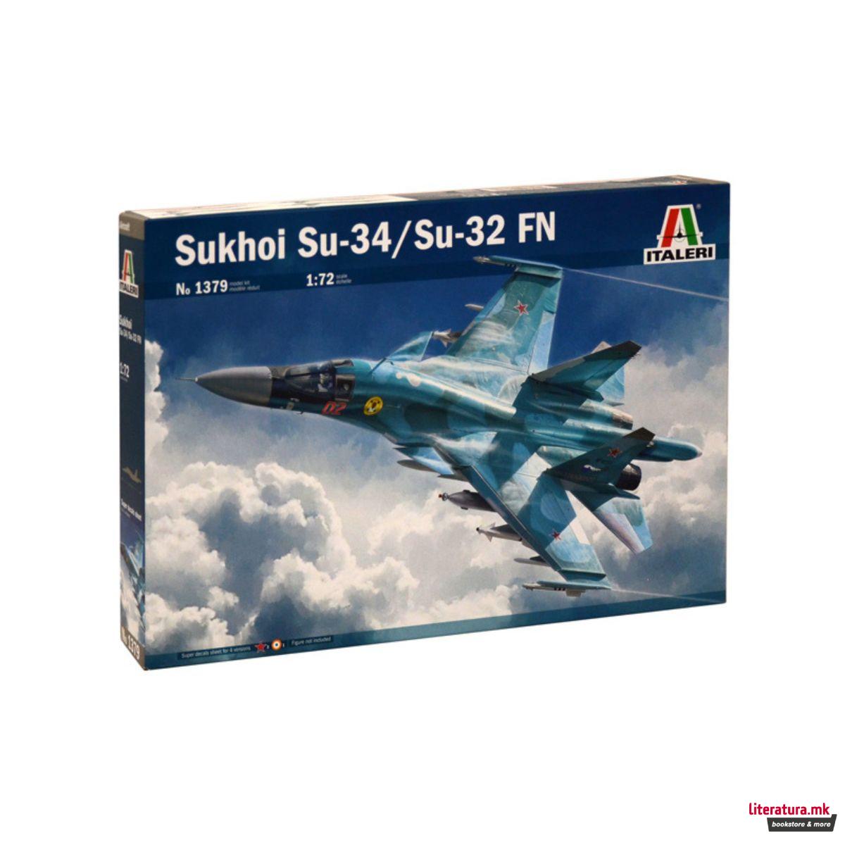 Макета, Aircraft, Sukhoi SU-34/SU-32 FN, 1:72