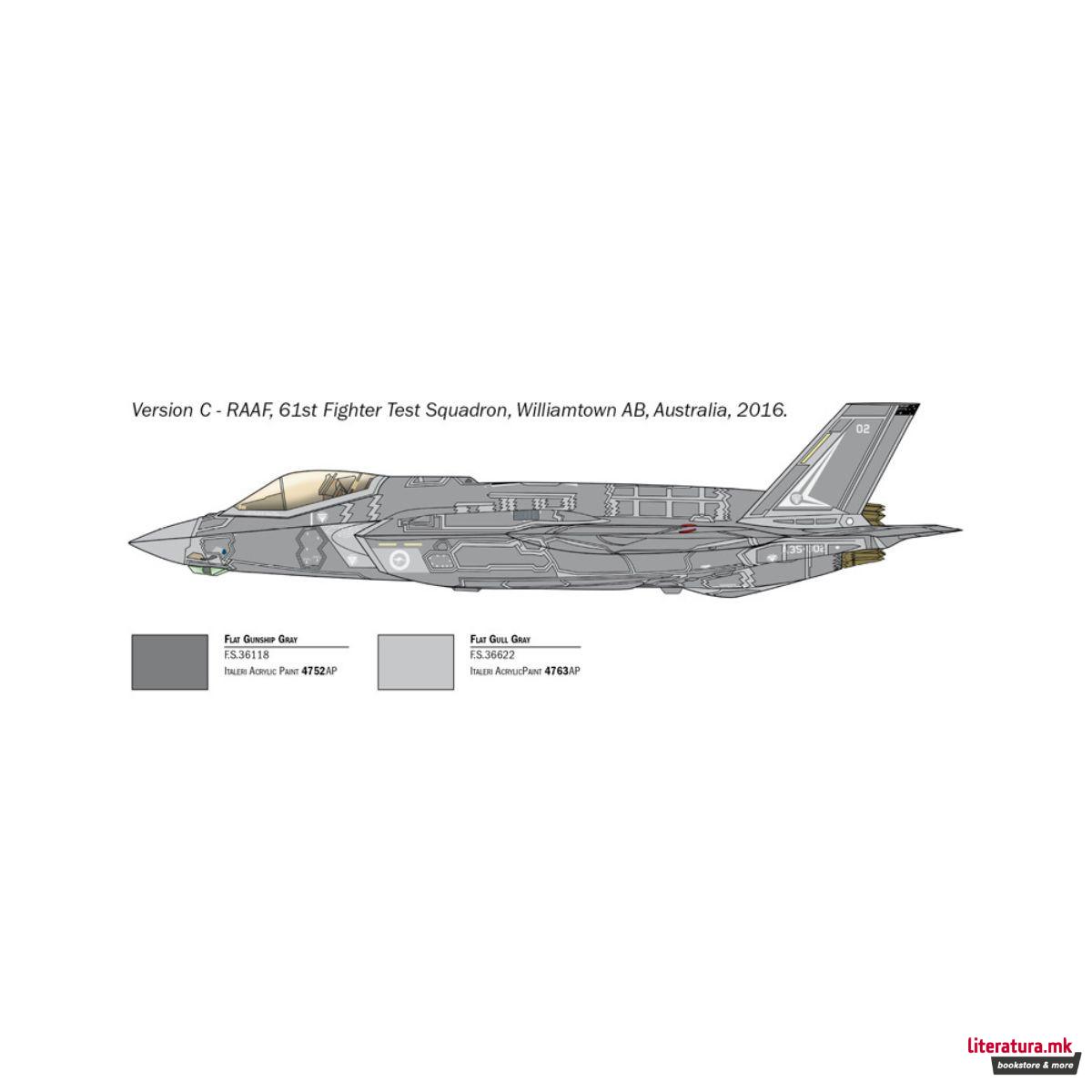 Макета, Aircraft, F-35 A Lightning II CTOL version, 1:72 