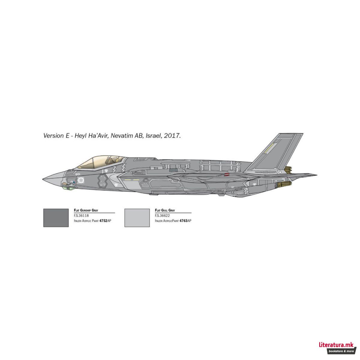 Макета, Aircraft, F-35 A Lightning II CTOL version, 1:72 