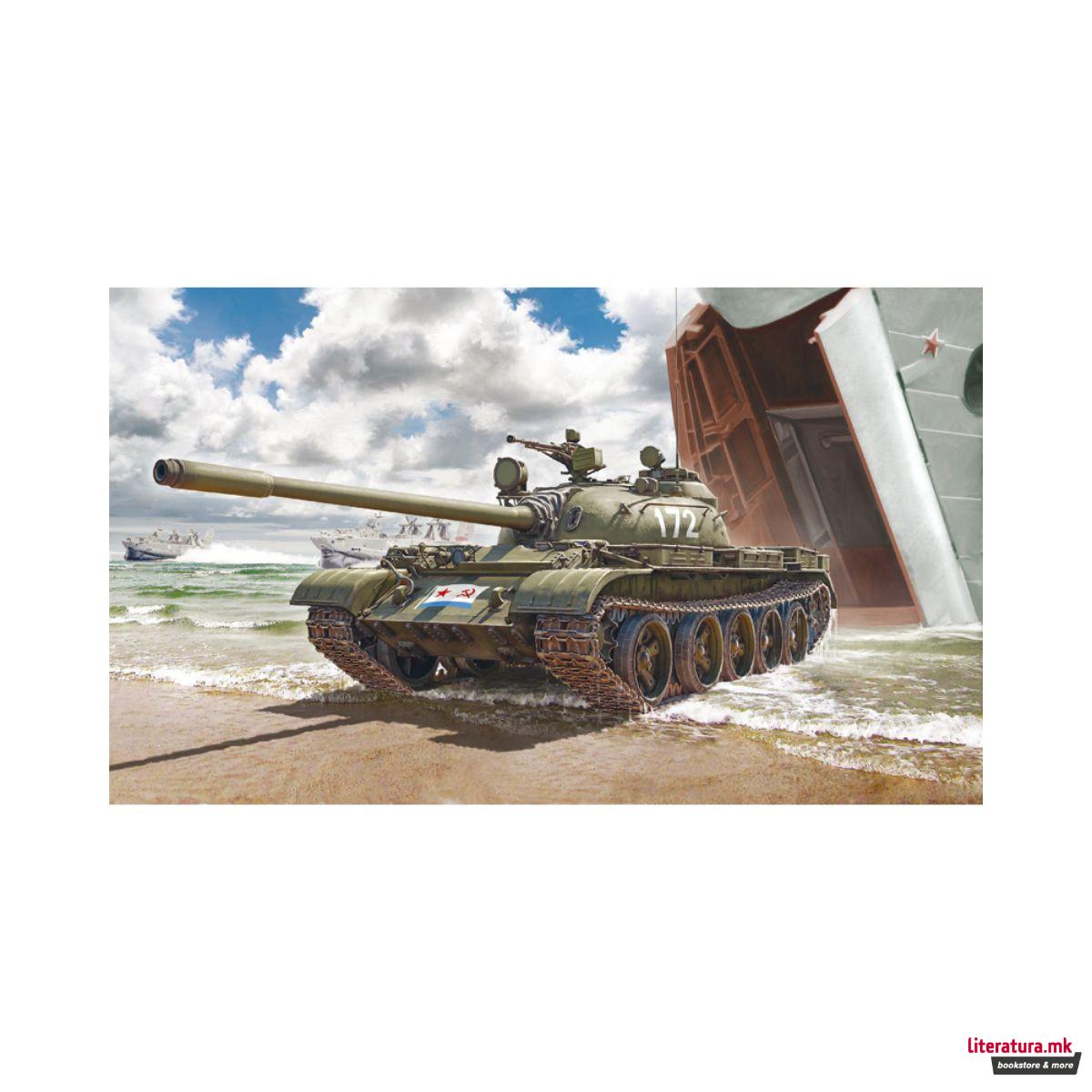 Макета, Military Vehicles, T-55 A, 1:72 