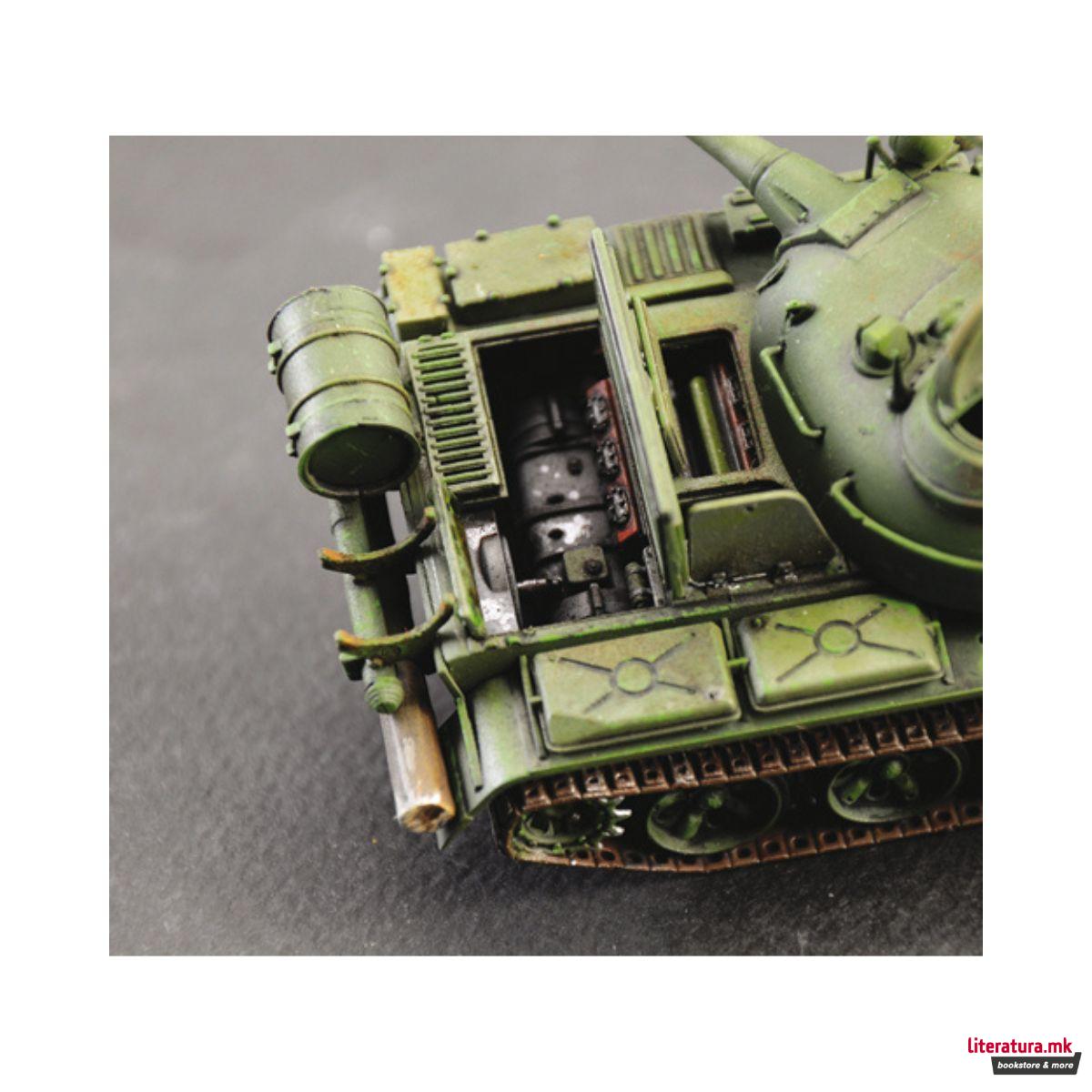 Макета, Military Vehicles, T-55 A, 1:72 