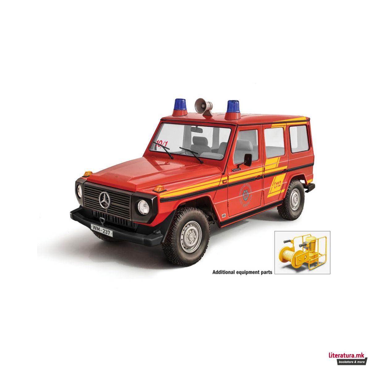 Макета, Cars and Bikes, Mercedes Benz G230 Feuerwehr, 1:24 