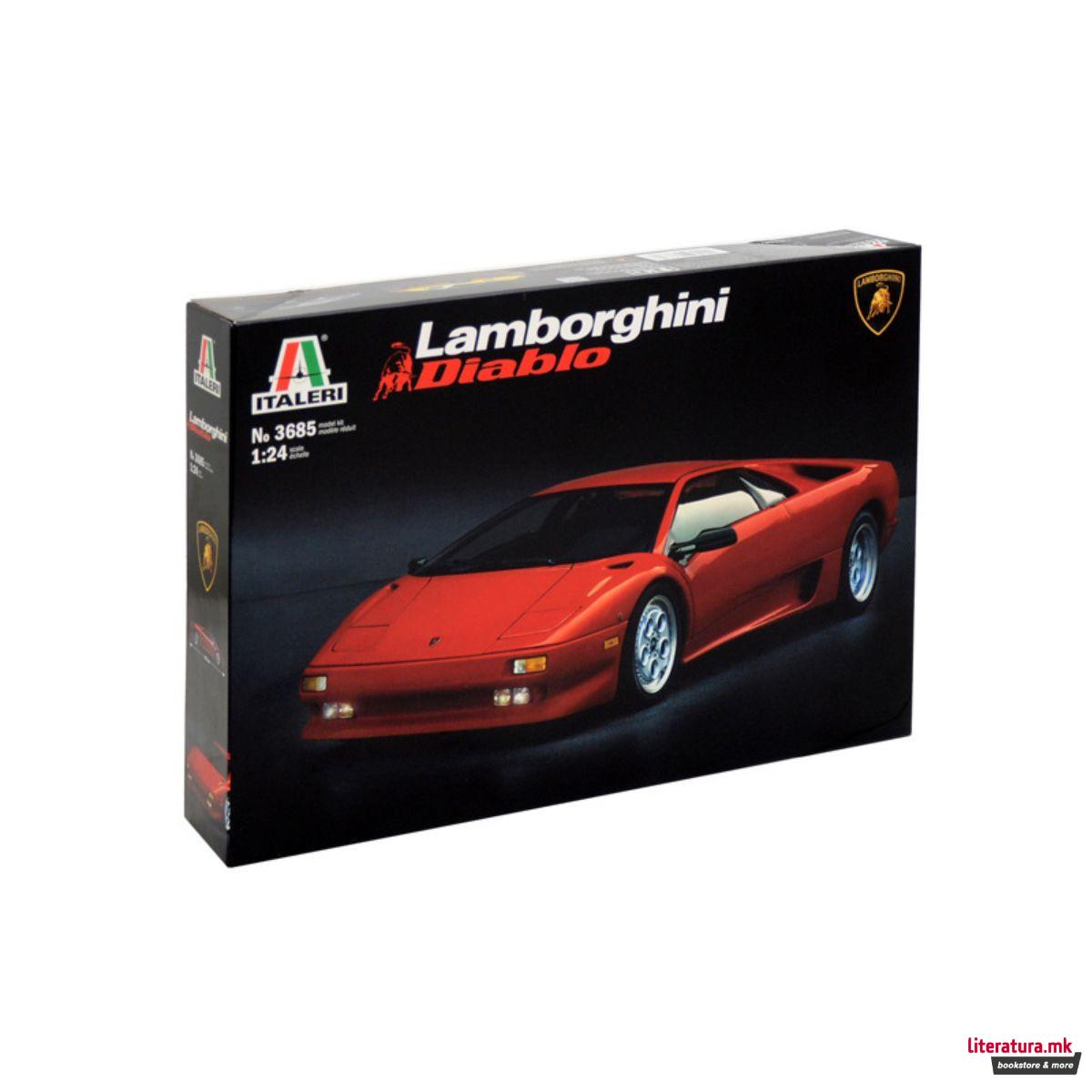 Макета, Cars and Bikes, Lamborghini Diablo, 1:24 