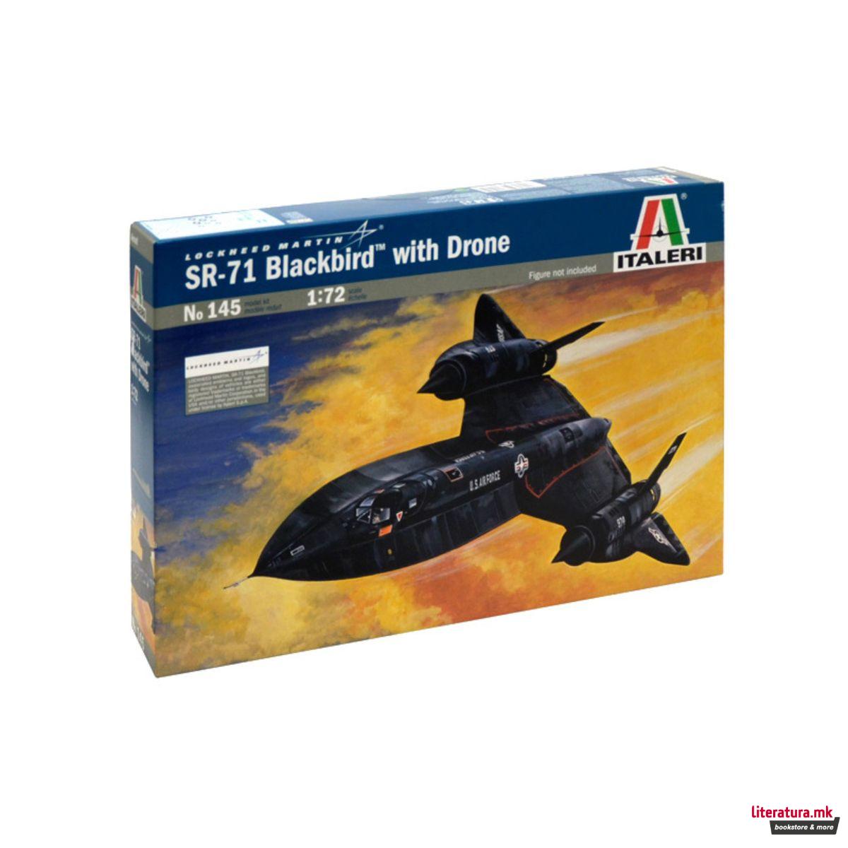 Макета, Aircraft, SR - 71 Black Bird, 1:72 