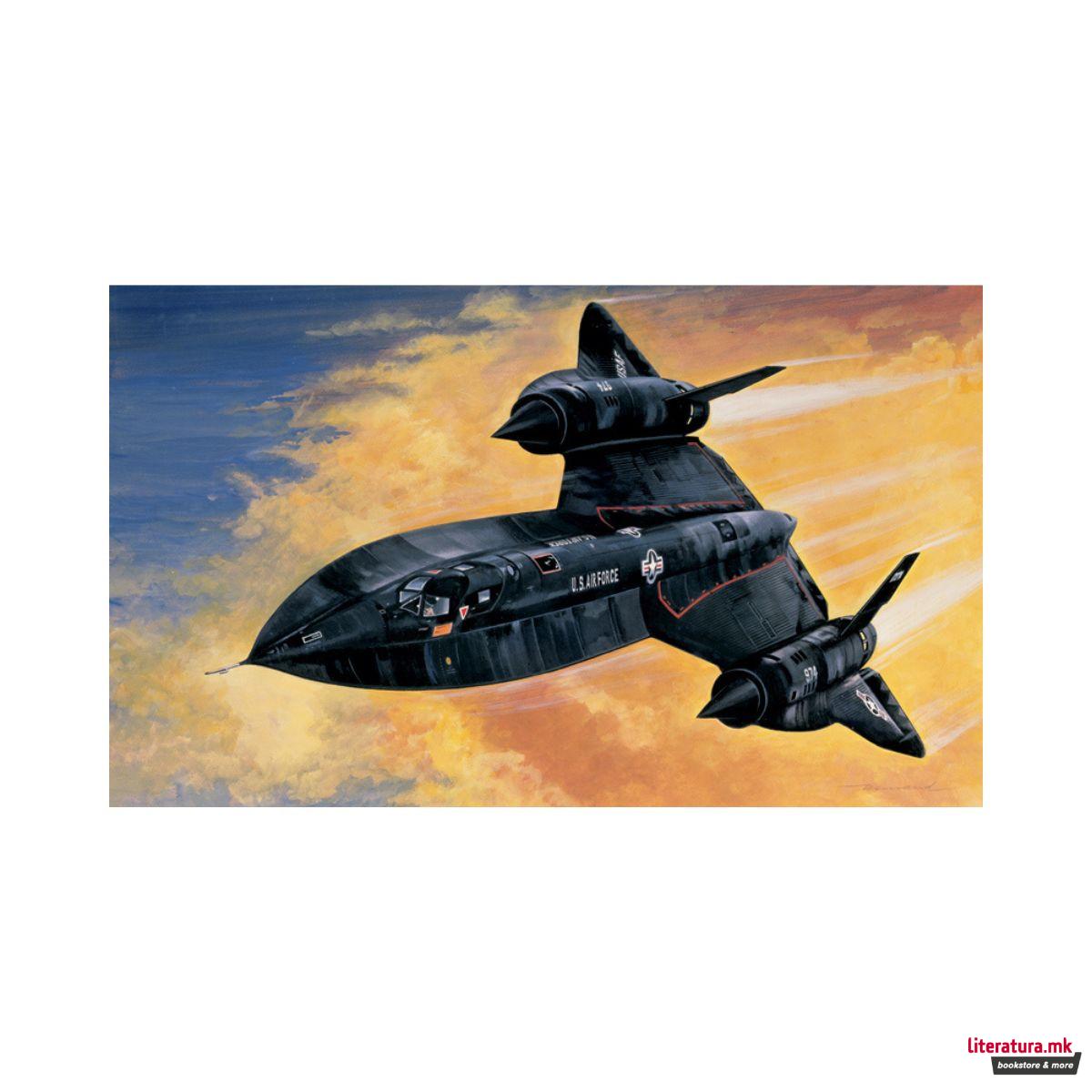 Макета, Aircraft, SR - 71 Black Bird, 1:72 