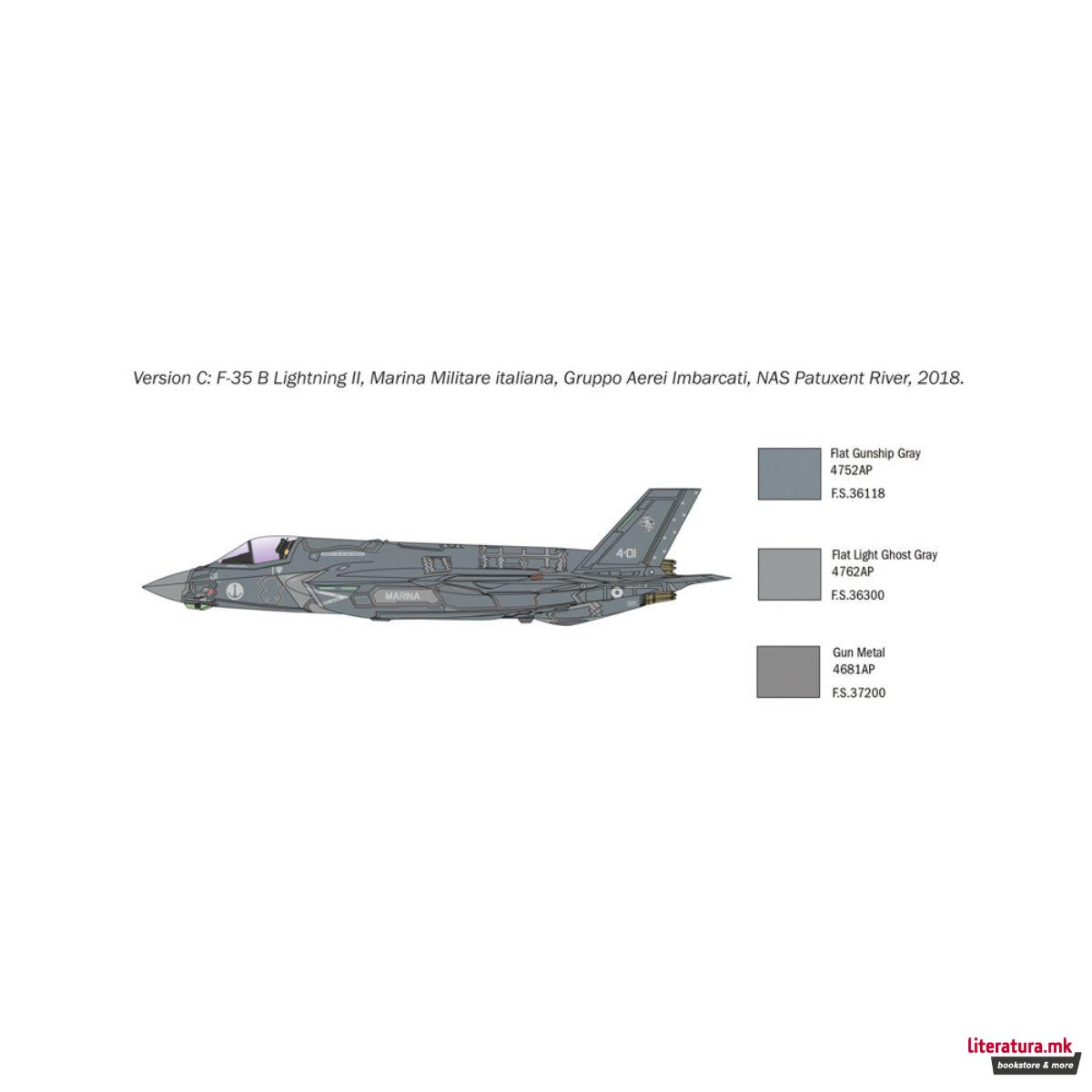 Макета, Aircraft, F-35 B Lightning II STOVL version, 1:72 