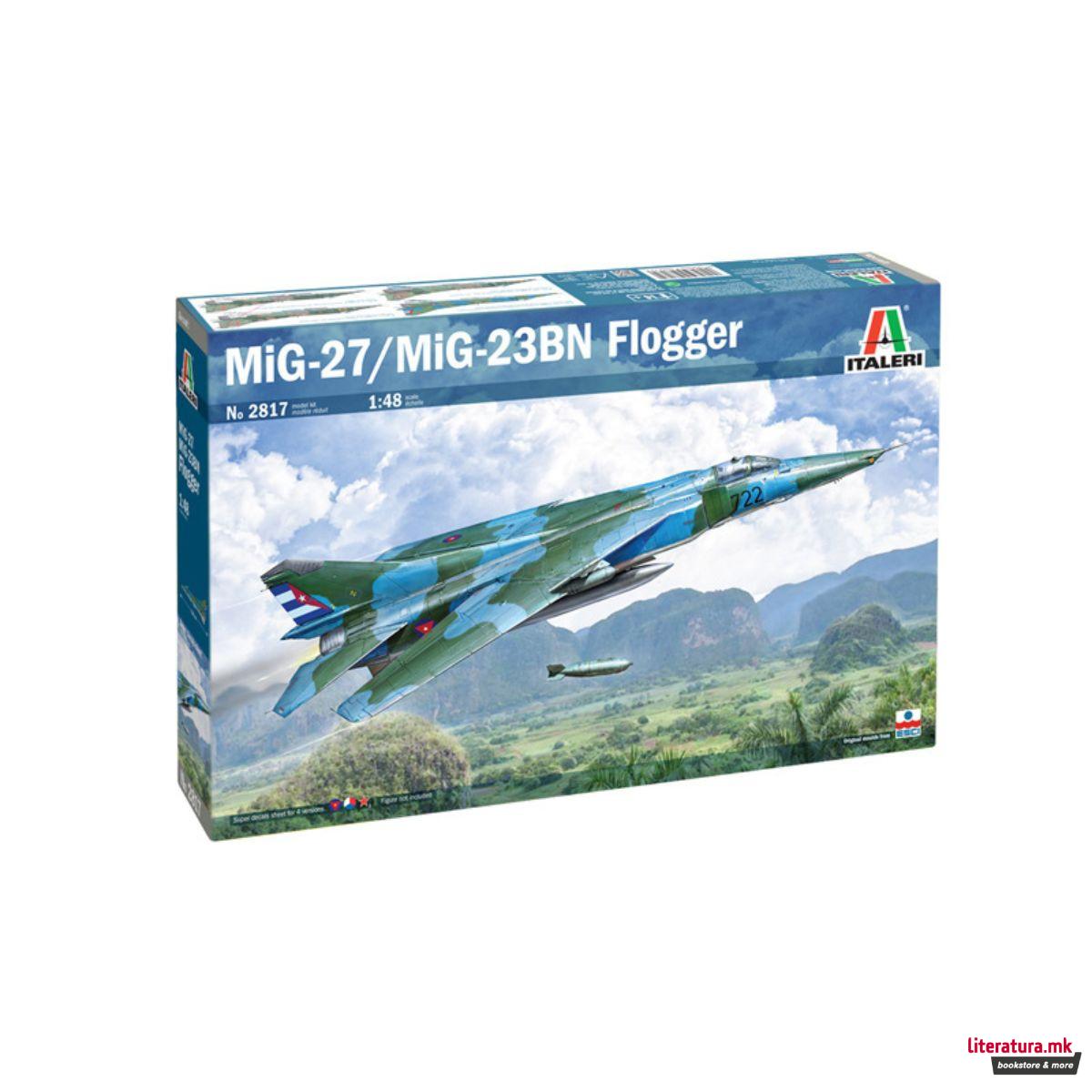 Макета, Aircraft, MiG-27/MiG-23BN Flogger, 1:48