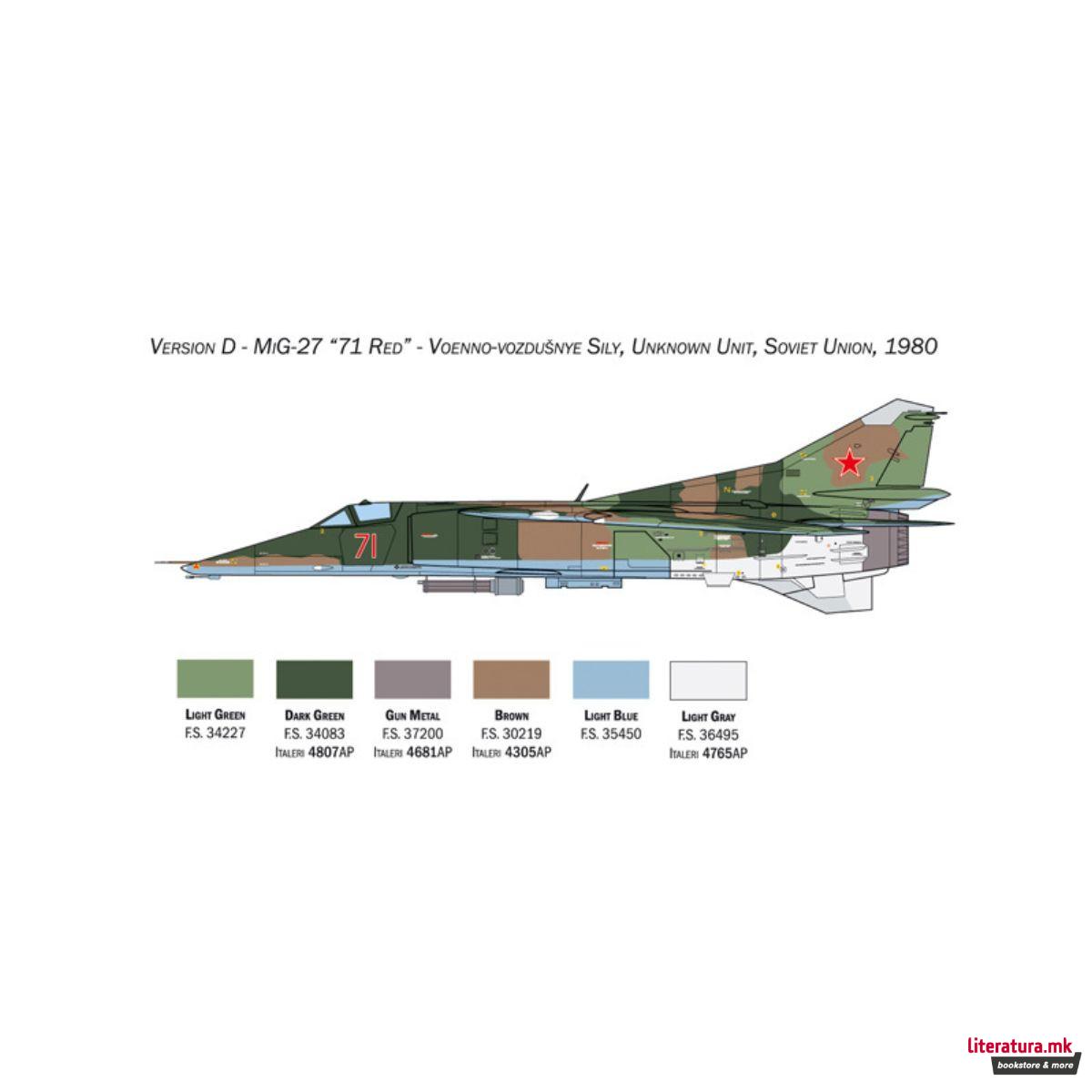 Макета, Aircraft, MiG-27/MiG-23BN Flogger, 1:48