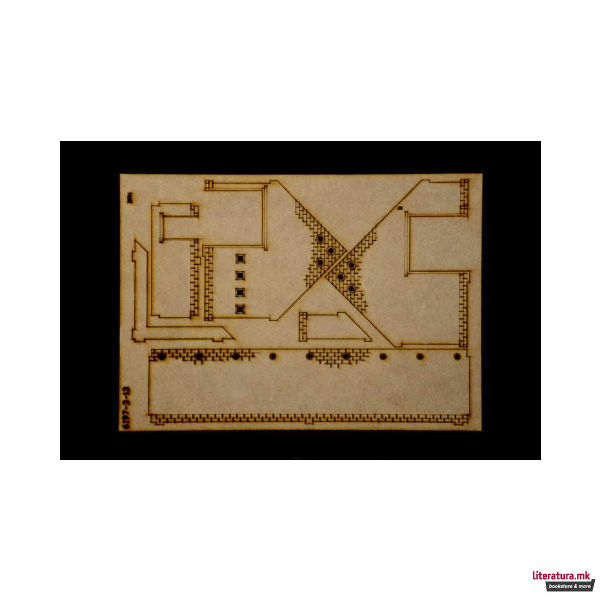 Макета, Battle Sets and Wargames, La Haye Sainte Waterloo 1815, 1:72 