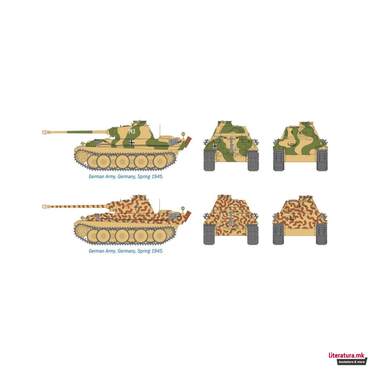 Макета, Military Veicles, PZ. Kpfw. V Panther Ausf.G, 1:72 