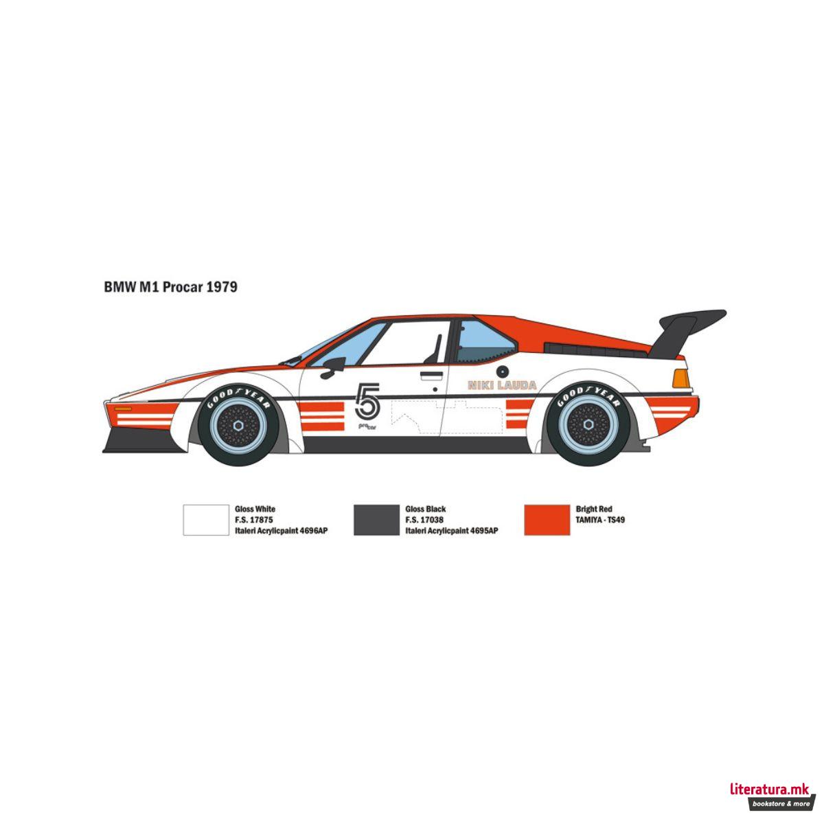 Макета, Cars and Bikes, B.M.W. M1 Procar, 1:24